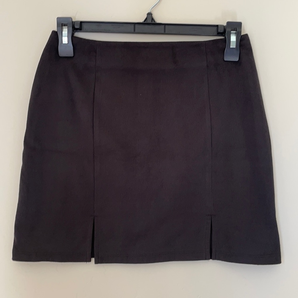 Forever 21 Faux Suede Mini Skirt